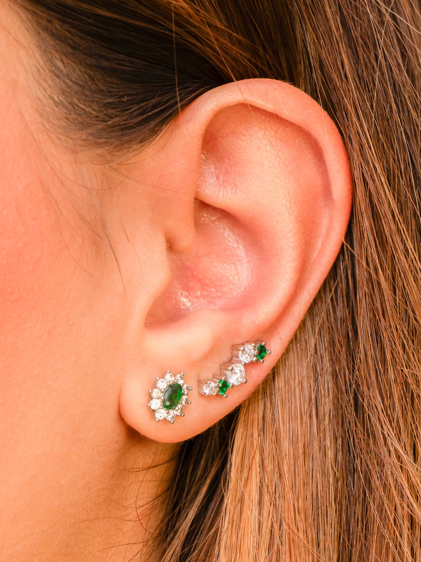 Emerald Crawler Studs
