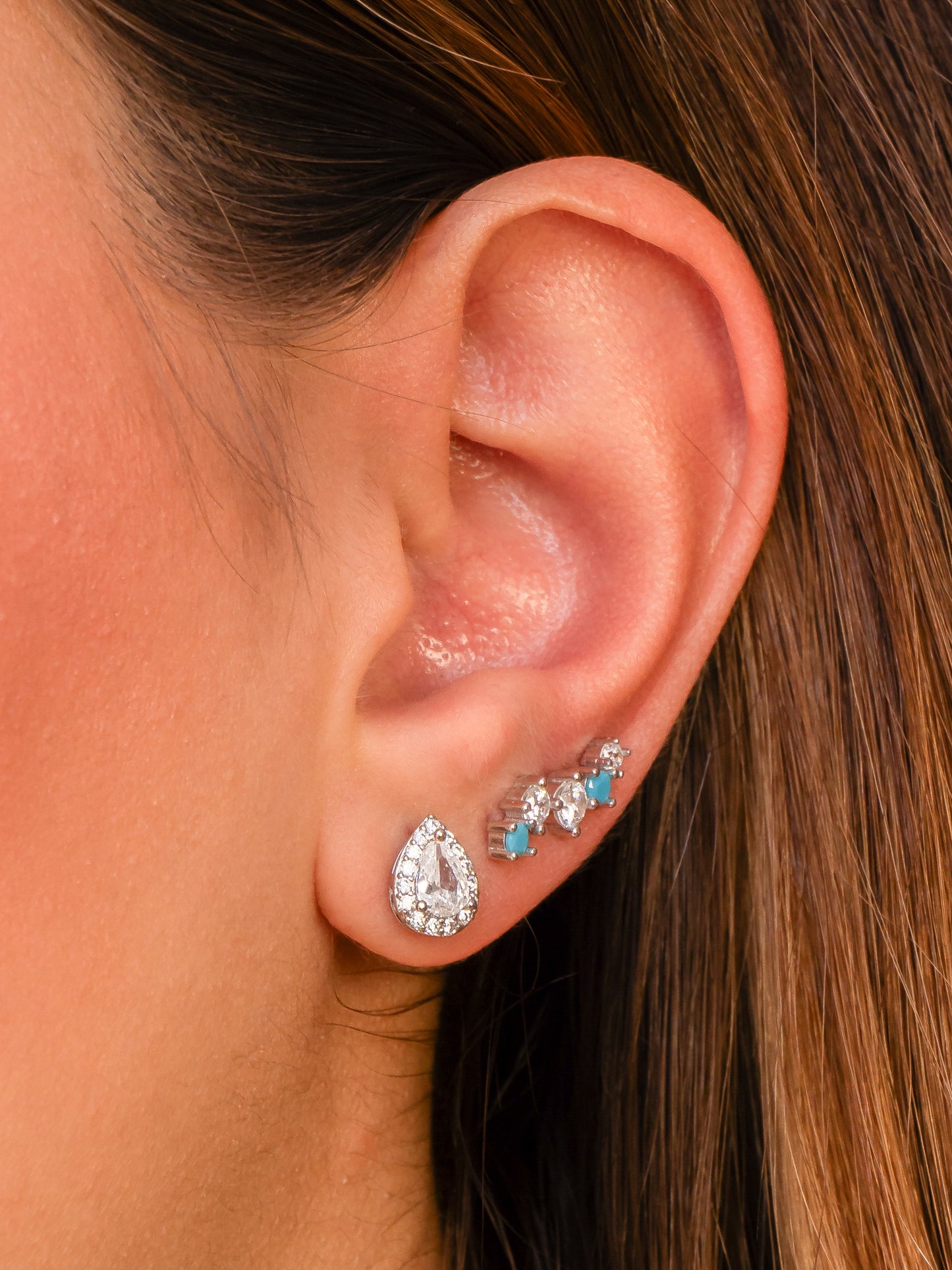 Turquoise Crawler Studs