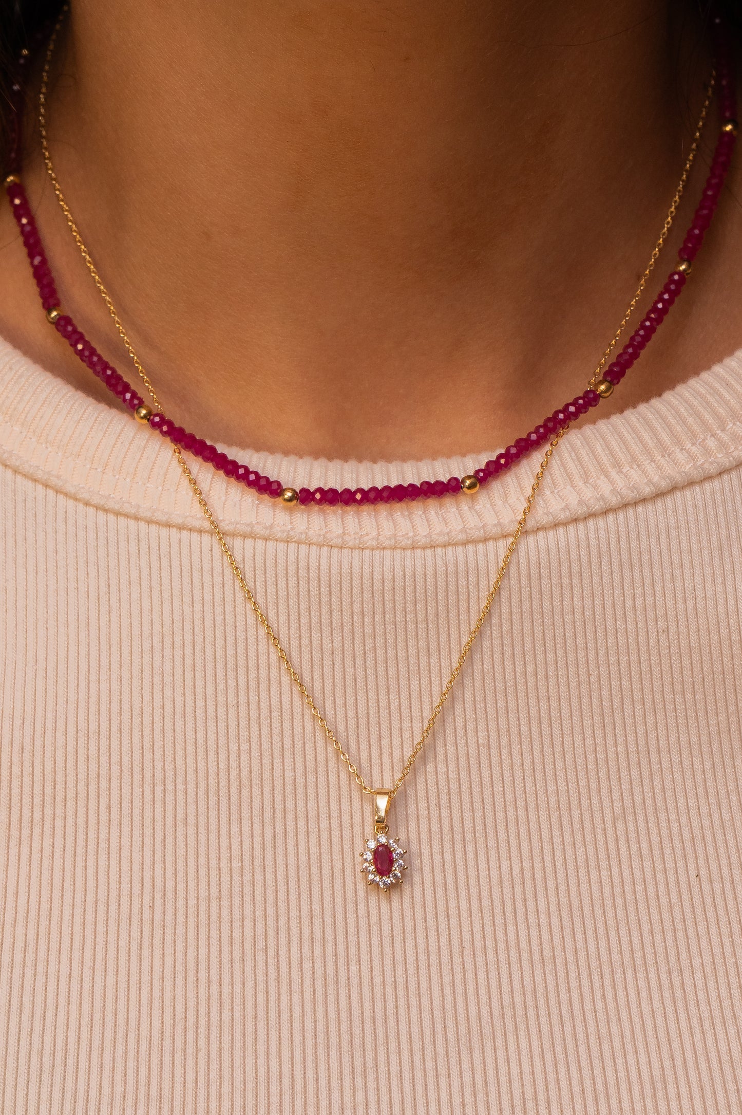 Rubi Charm Necklace