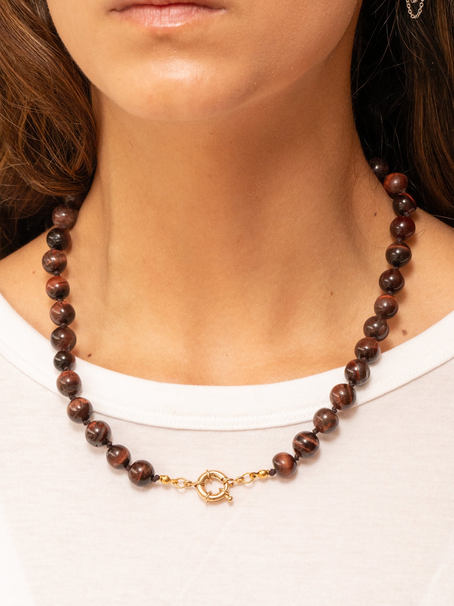 Brown Beaded Necklace