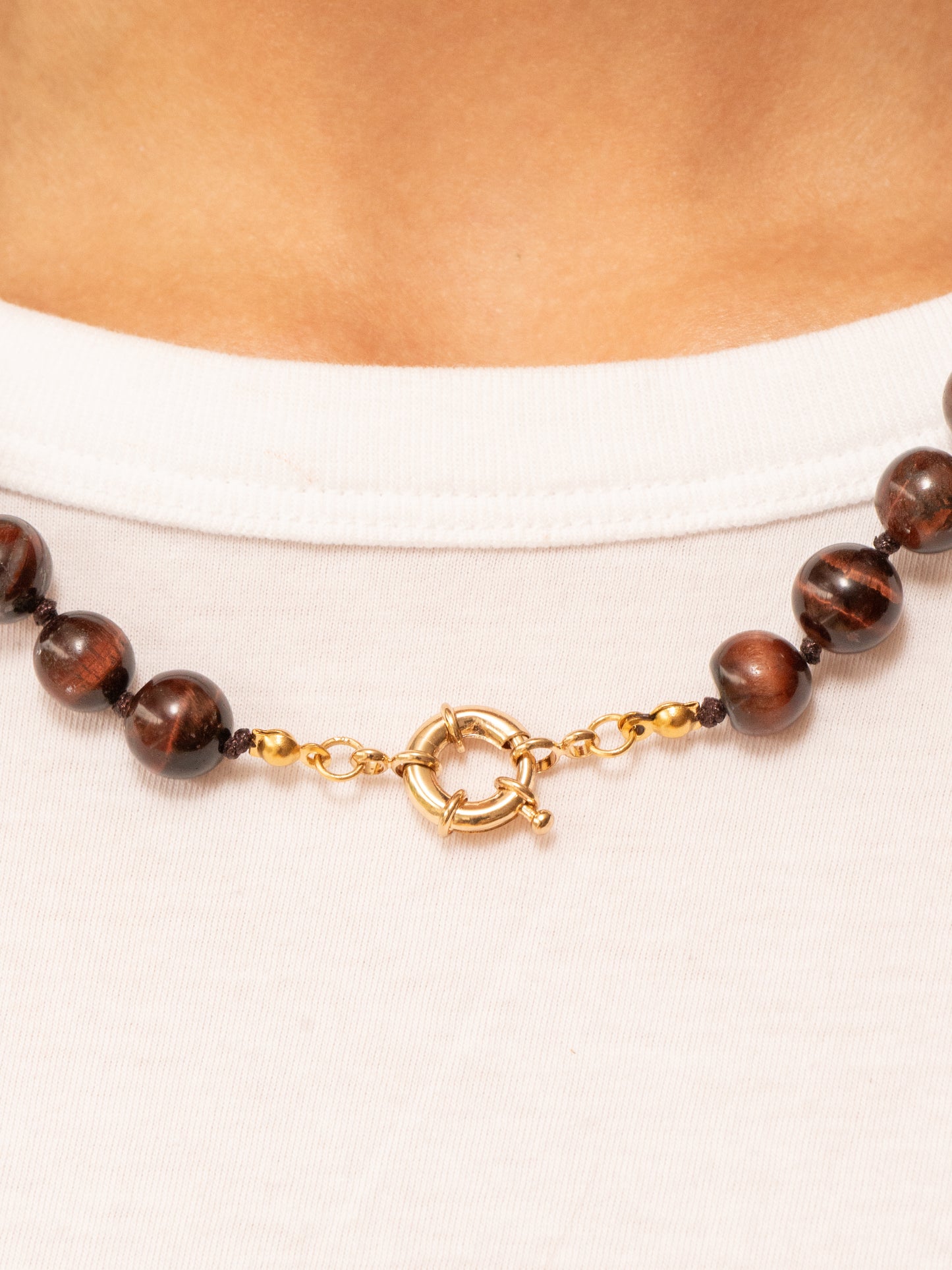 Brown Beaded Necklace