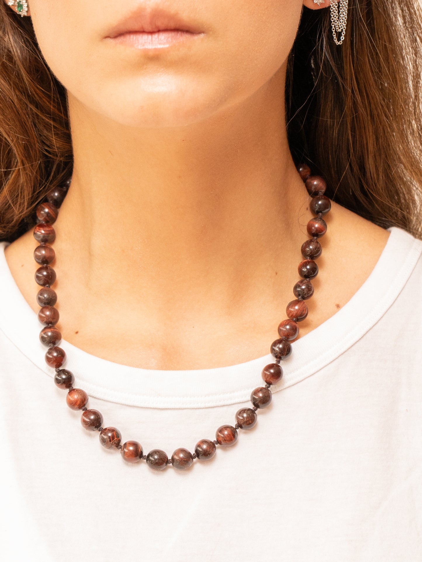 Brown Beaded Necklace