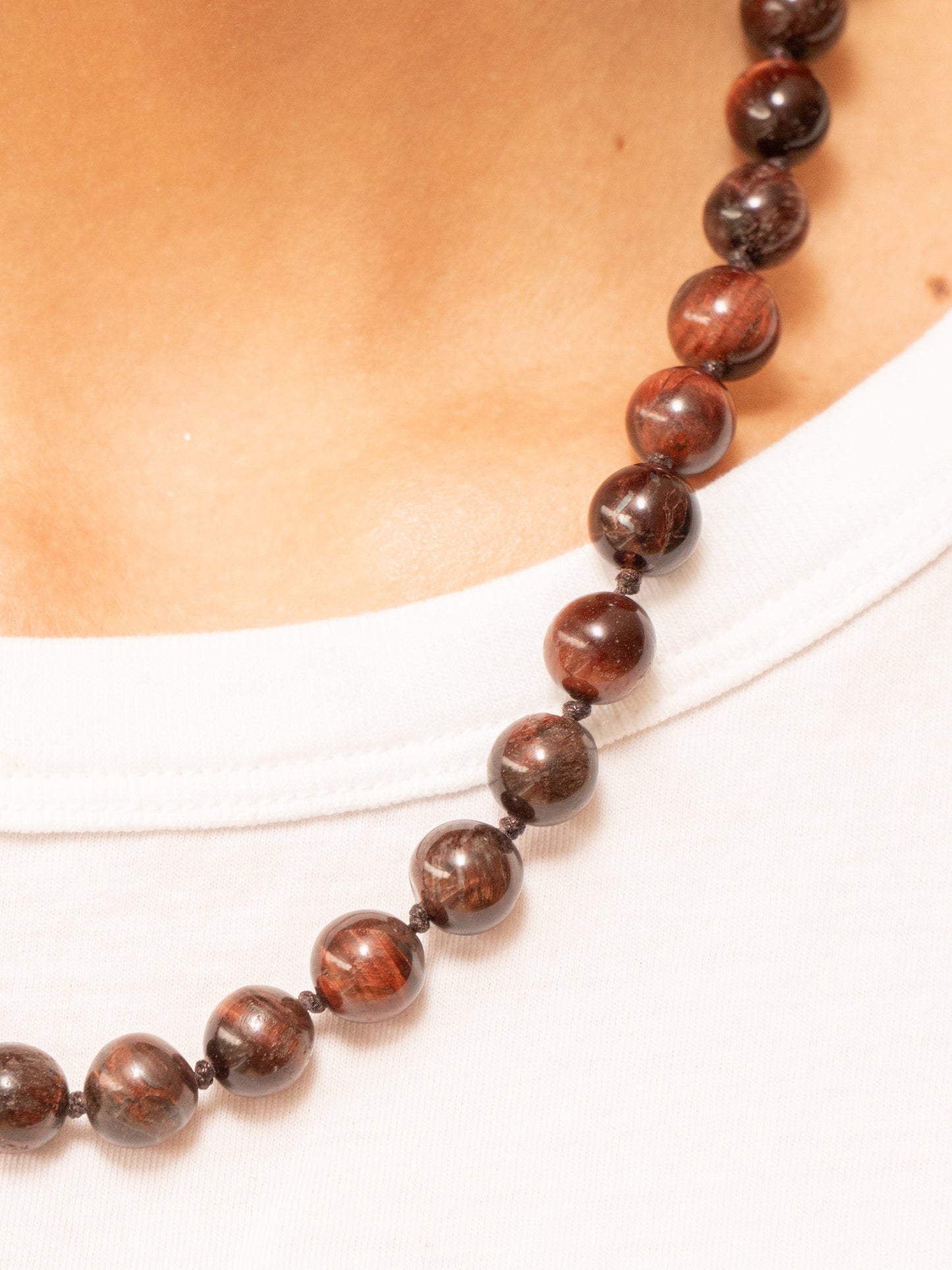Brown Beaded Necklace