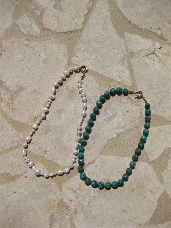 Natural Pearl Knots Necklace