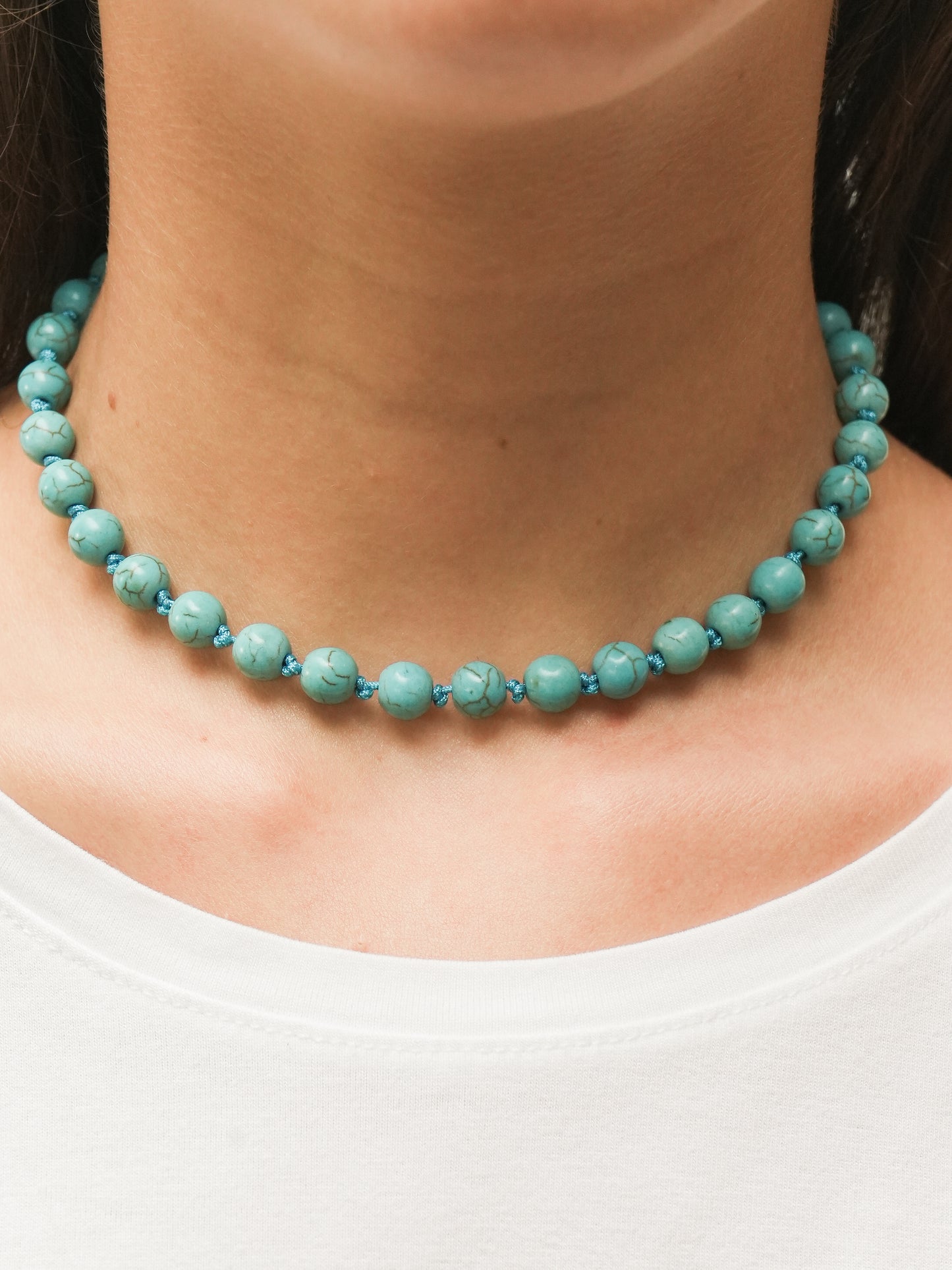 Turquoise Knots Necklace