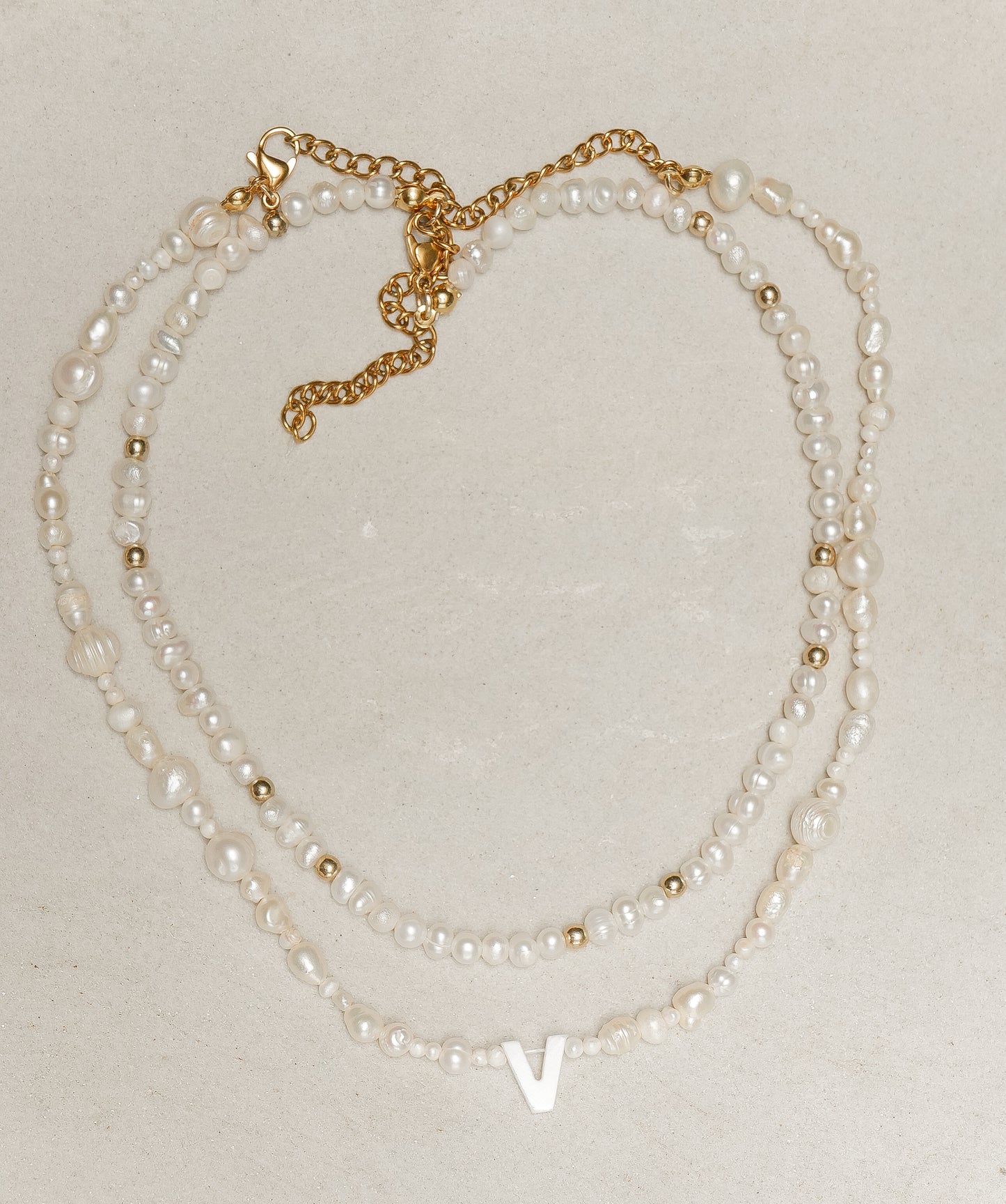 Gold Pearls Necklace