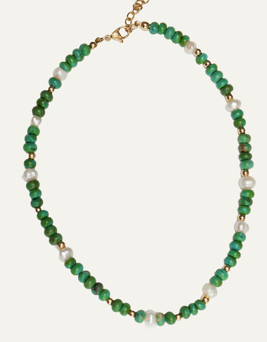 Green Pearl Necklace