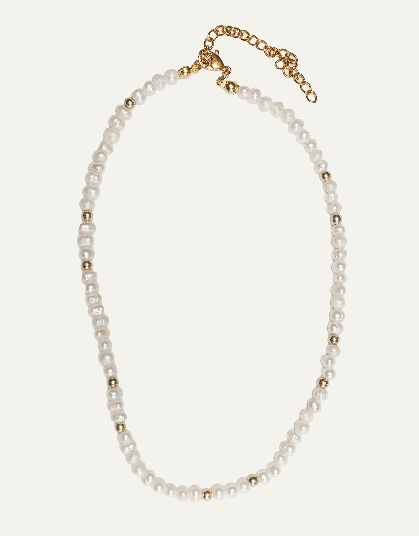 Gold Pearls Necklace