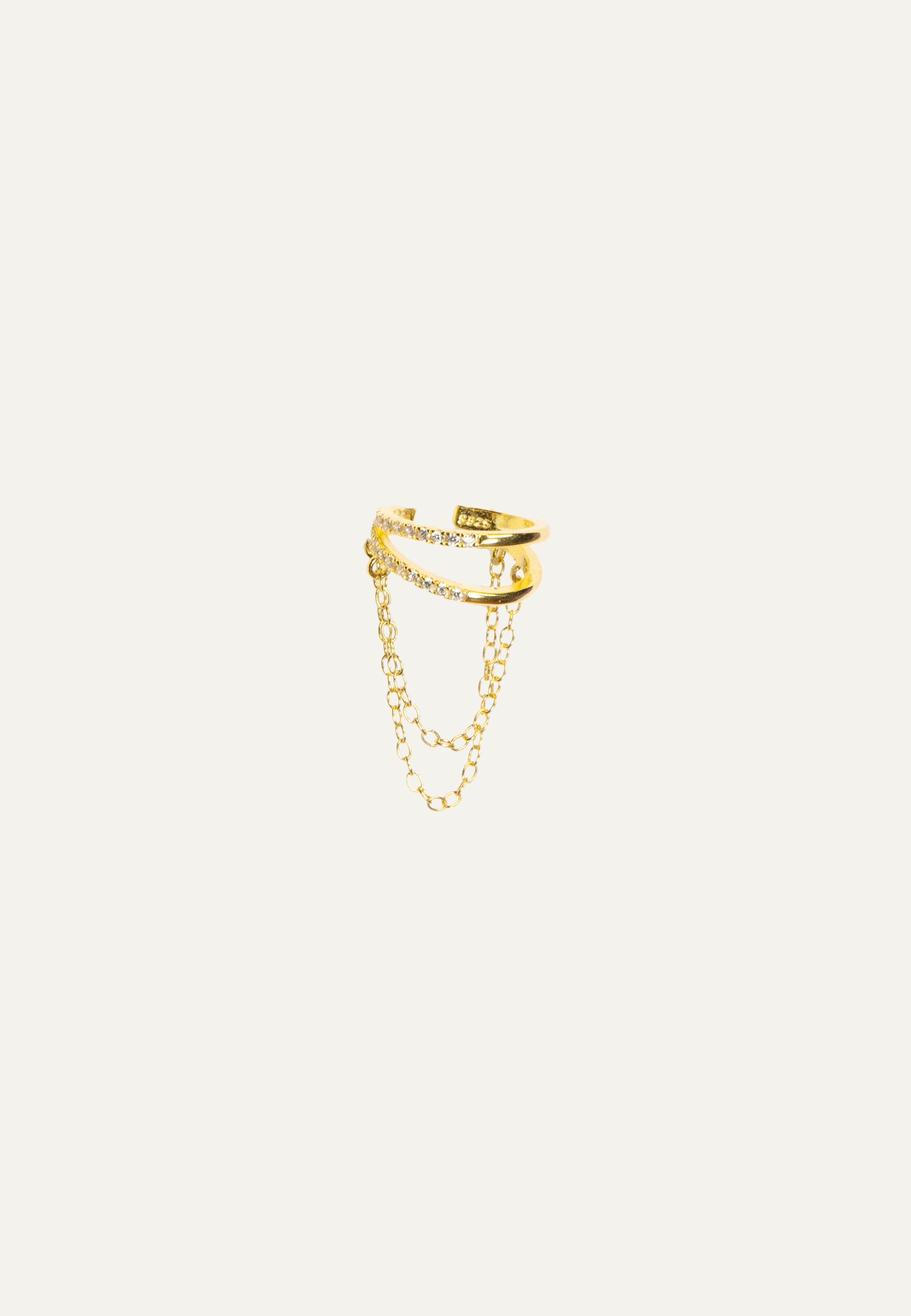 Gold Chain Earcuff