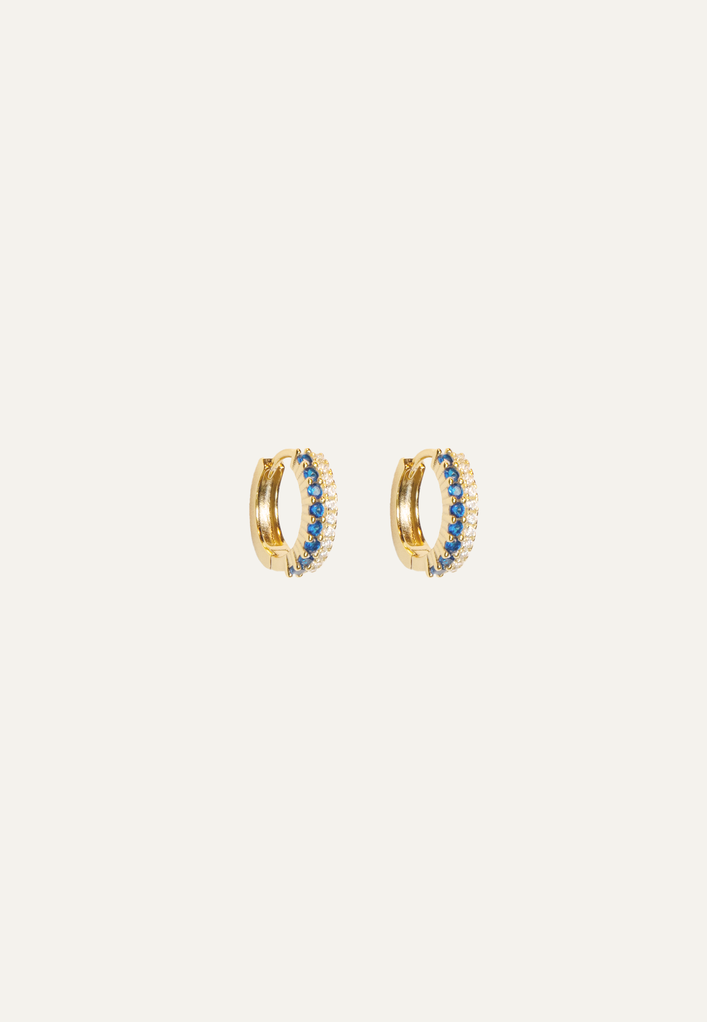 Sapphire Hoops