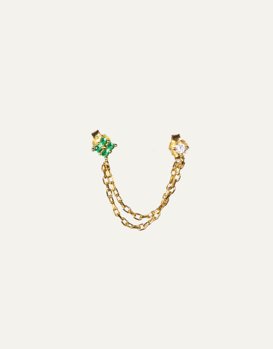 Green Star Stud Double Chain