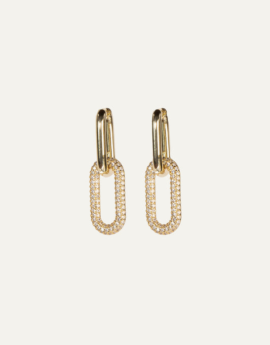 Bold Gold Clip Hoops