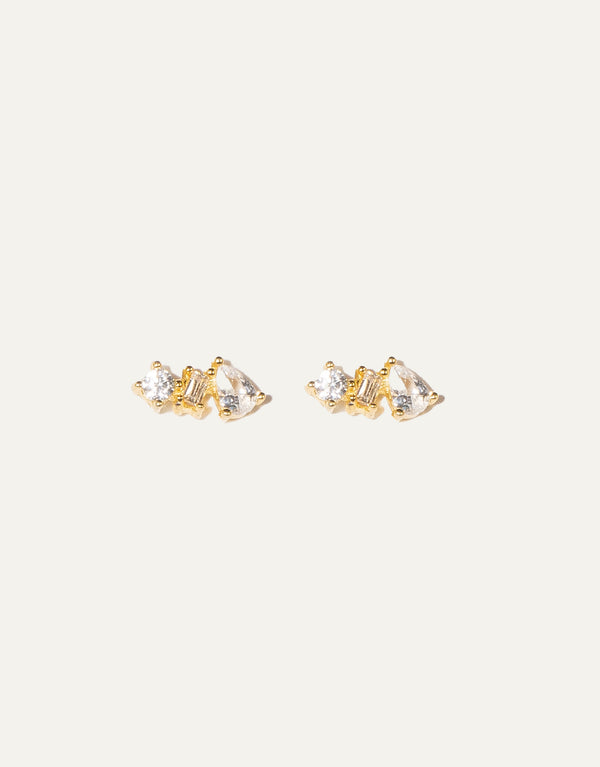 Mini Figures Gold Studs