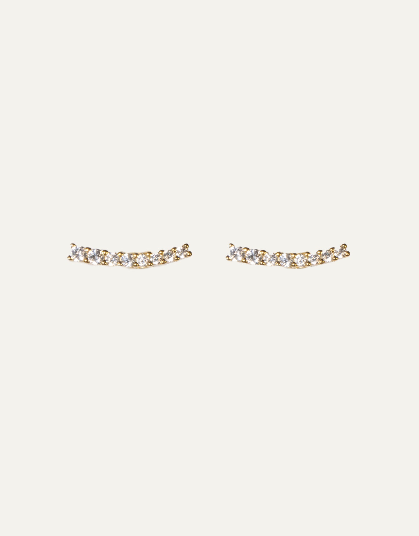 Line Gold Studs