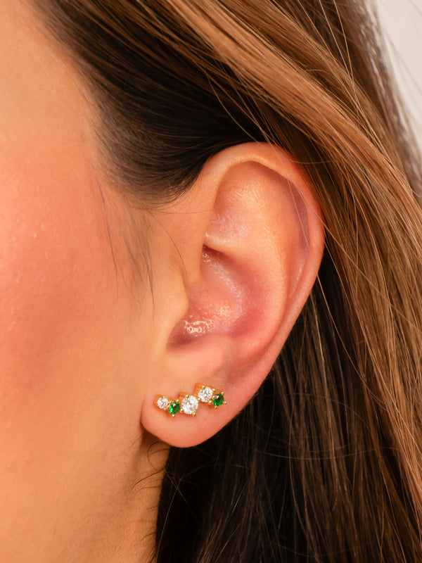 Emerald Crawler Studs