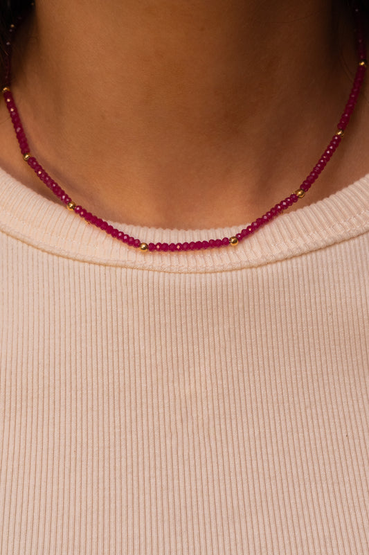 Natural Rubi Necklace