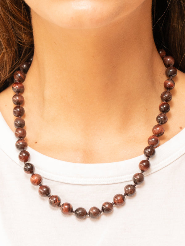 Brown Beaded Necklace