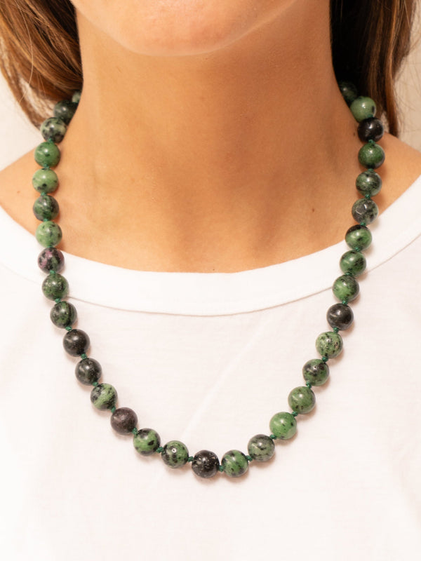 Green Beaded Necklace