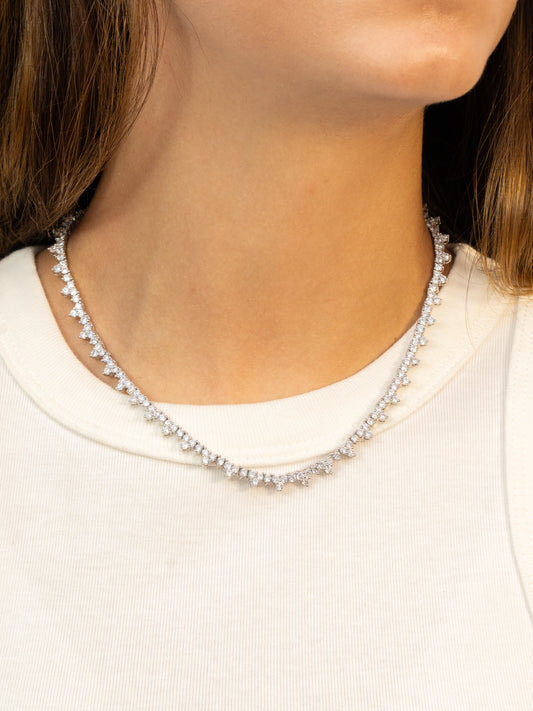 Irregular Tennis Necklace