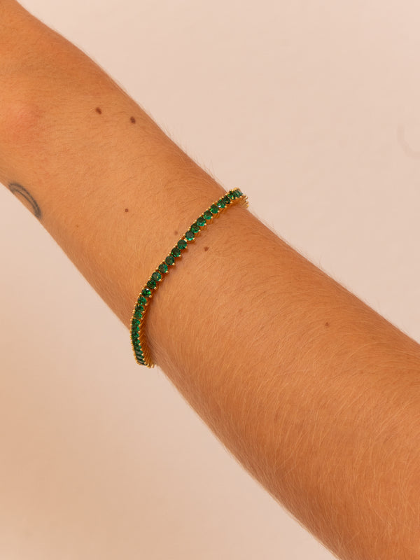 Emerald Tennis Bracelet