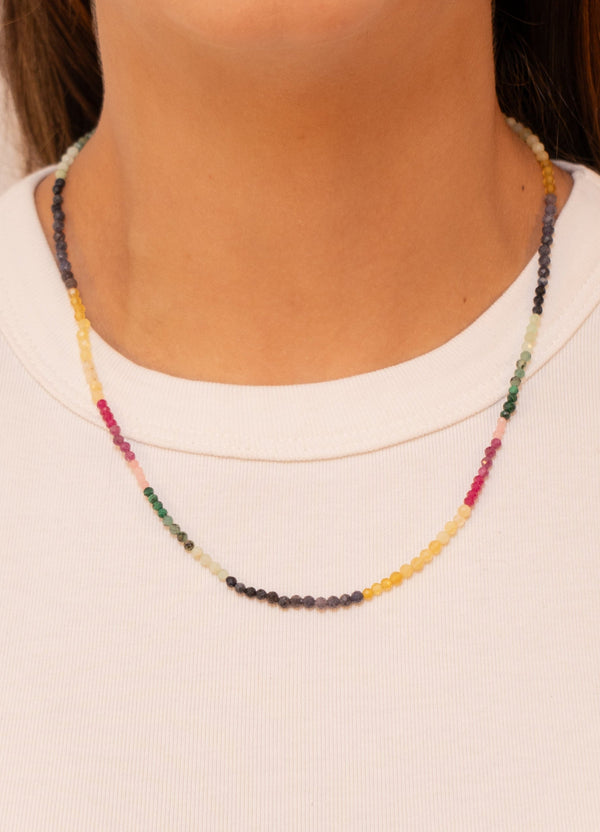 Natural Rainbow Necklace