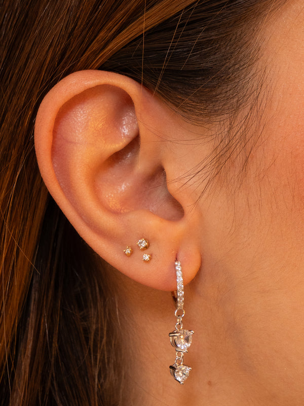Maxi Zircon Hoops