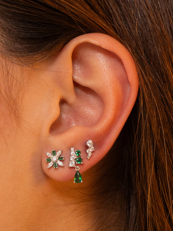 Moissanite Mini Figure Studs