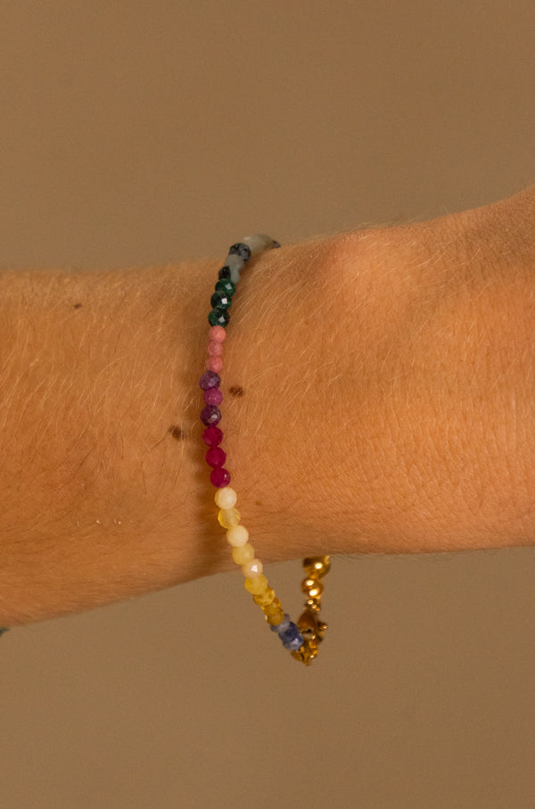 Natural Rainbow Bracelet