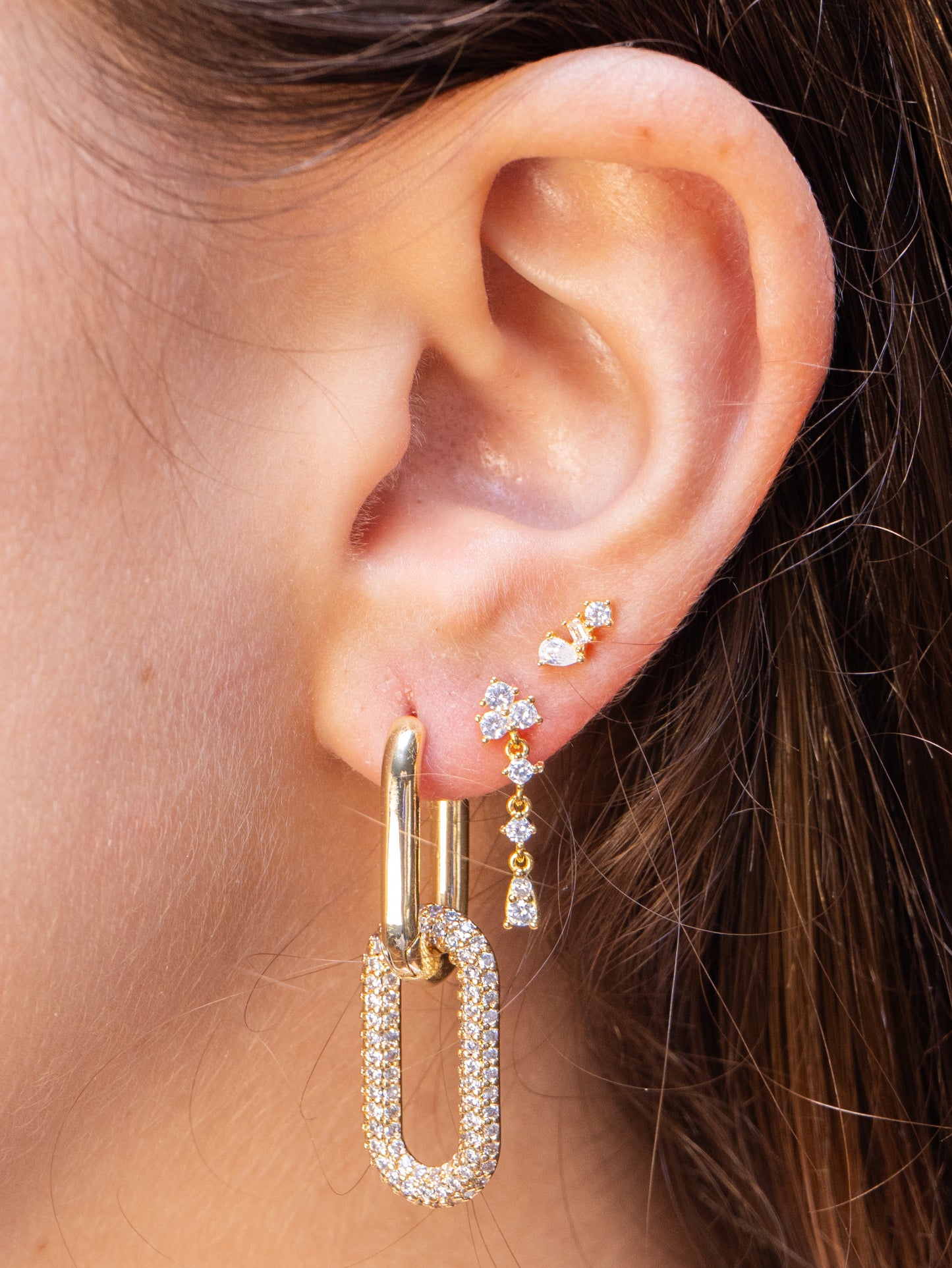 Midi Gold Studs