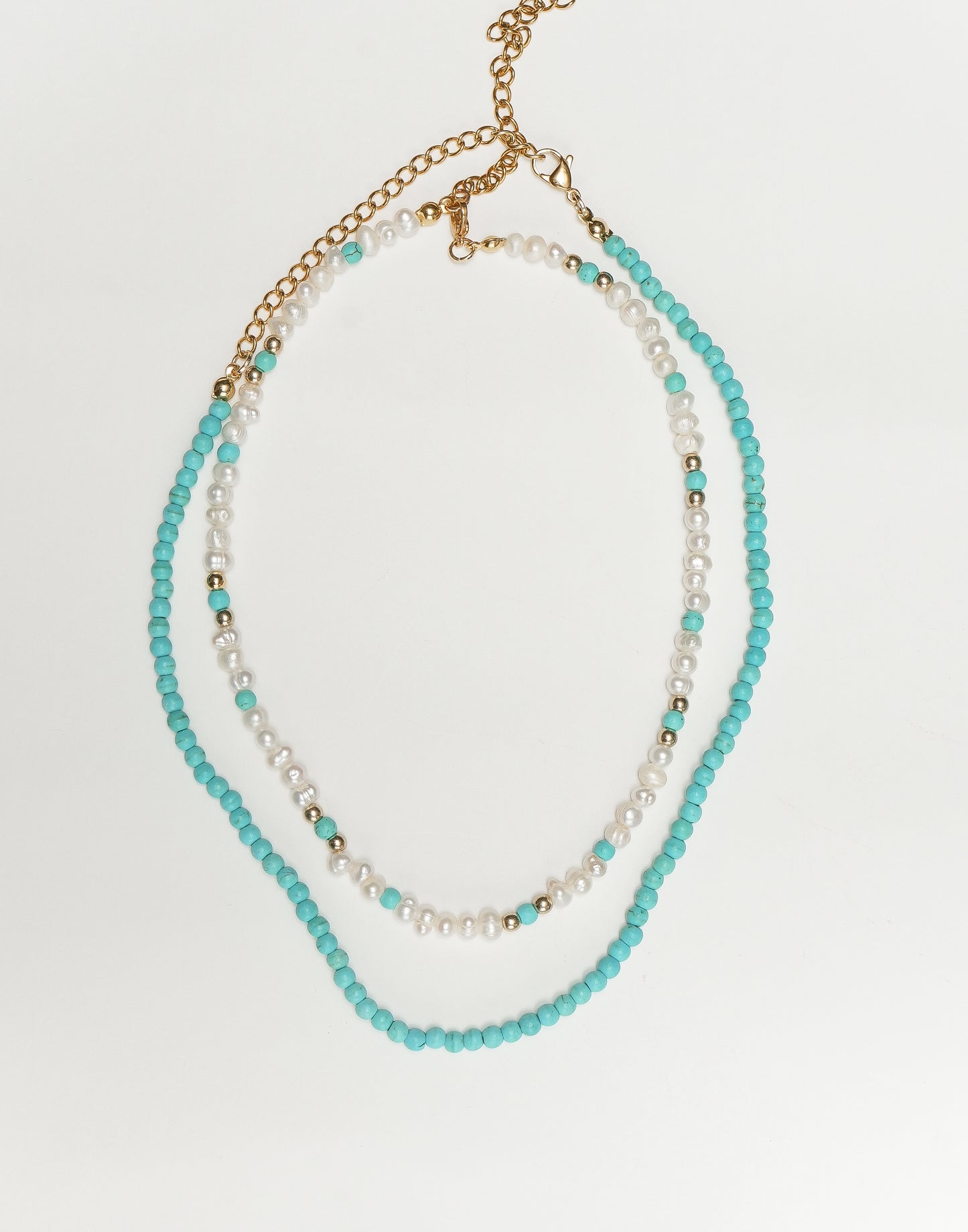 Turquoise & Pearl Necklace