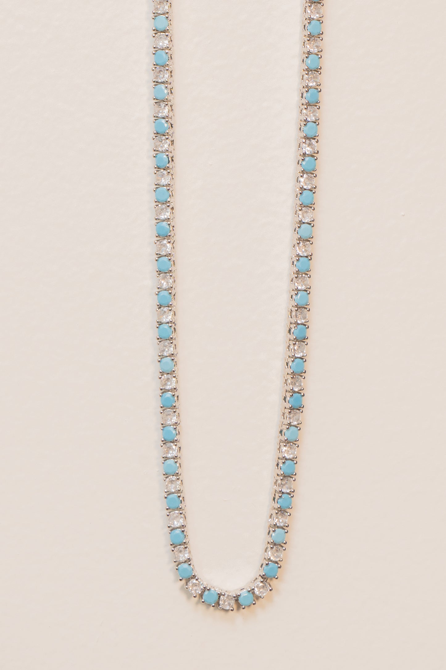 Turquoise Tennis Necklace