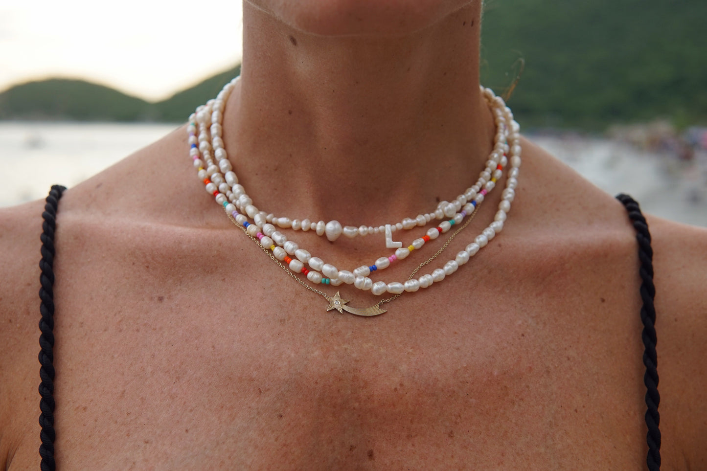 Initial Pearl Necklace